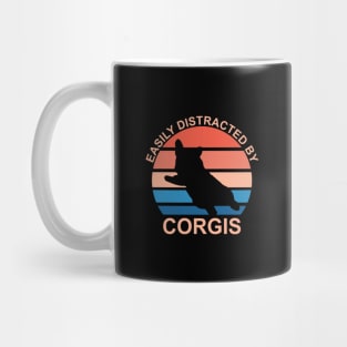 Easily Distracted By Corgis Mug